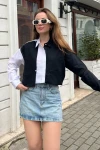 Bianco Lucci Kadın Parçalı Oversize Gömlek 60211013