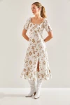 Bianco Lucci Kadın Çiçek Desenli Elbise 60181001