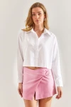 Bianco Lucci Kadın Yakası Taş İşlemeli Gömlek 60171030